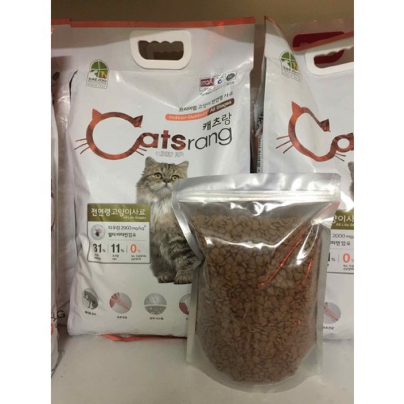 Hạt Catsrang Cho Mèo - Thức Ăn Hạt Cho Mèo Mọi Lứa Tuổi
