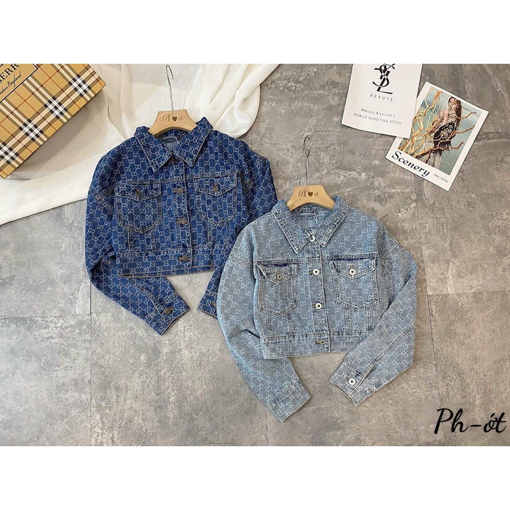 ÁO KHOÁC GUCCI  CROP