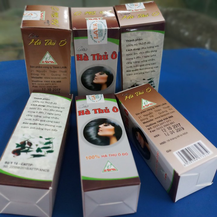 Cao Hà Thủ Ô Lava nguyên chất 50ml -Tóc Rụng -Tóc Bạc Sớm