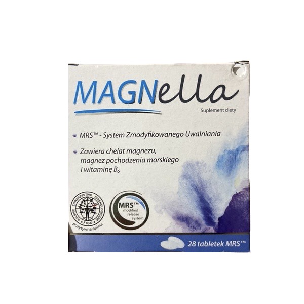 Bác Sĩ Cung Viên Uống Bổ Sung Magie Magnella - Vitamin B6, Vitamin Bầu, Bổ Thần Kinh, Đau Cơ, Chuột Rút (Hộp 28 Viên)