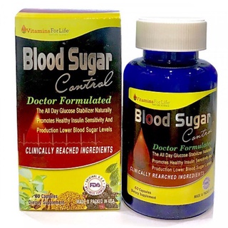 Viên uống hỗ trợ điều trị tiểu đường và biến chứng tiểu đường BLOOD SUGAR CONTROL 60 viên