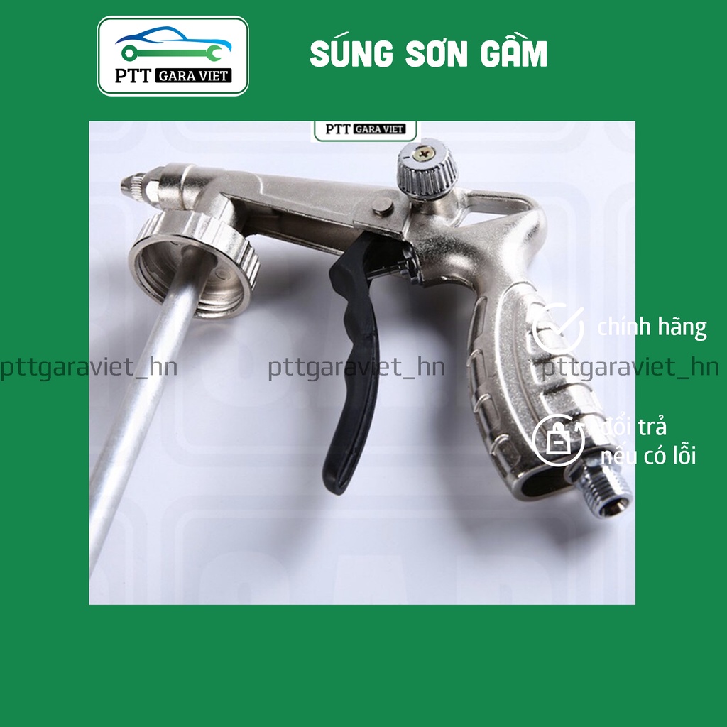 Thiết bị phun sơn, dụng cụ súng phủ gầm điều chỉnh hơi, độ hạt to nhỏ PS-36 - Vật tư sơn PTT Garaviet
