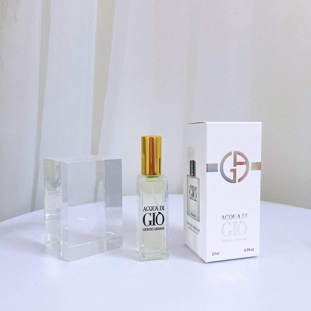 Nước Hoa Nam Gio Chính Hãng Size mini, Hương thơm nam tính mạnh mẽ