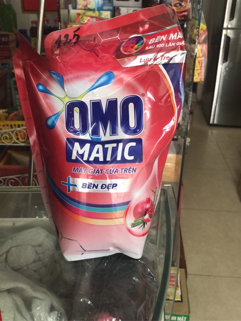 Nước giặt OMO Matic Comfor, lựu tre2,3kg, loại omo matic 2,7kg cho máy giặt cửa trên