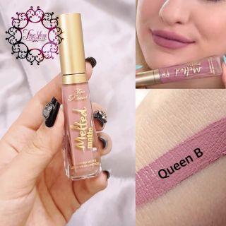 Son kem lỳ Too Faced Melted Matte màu Queen B nobox