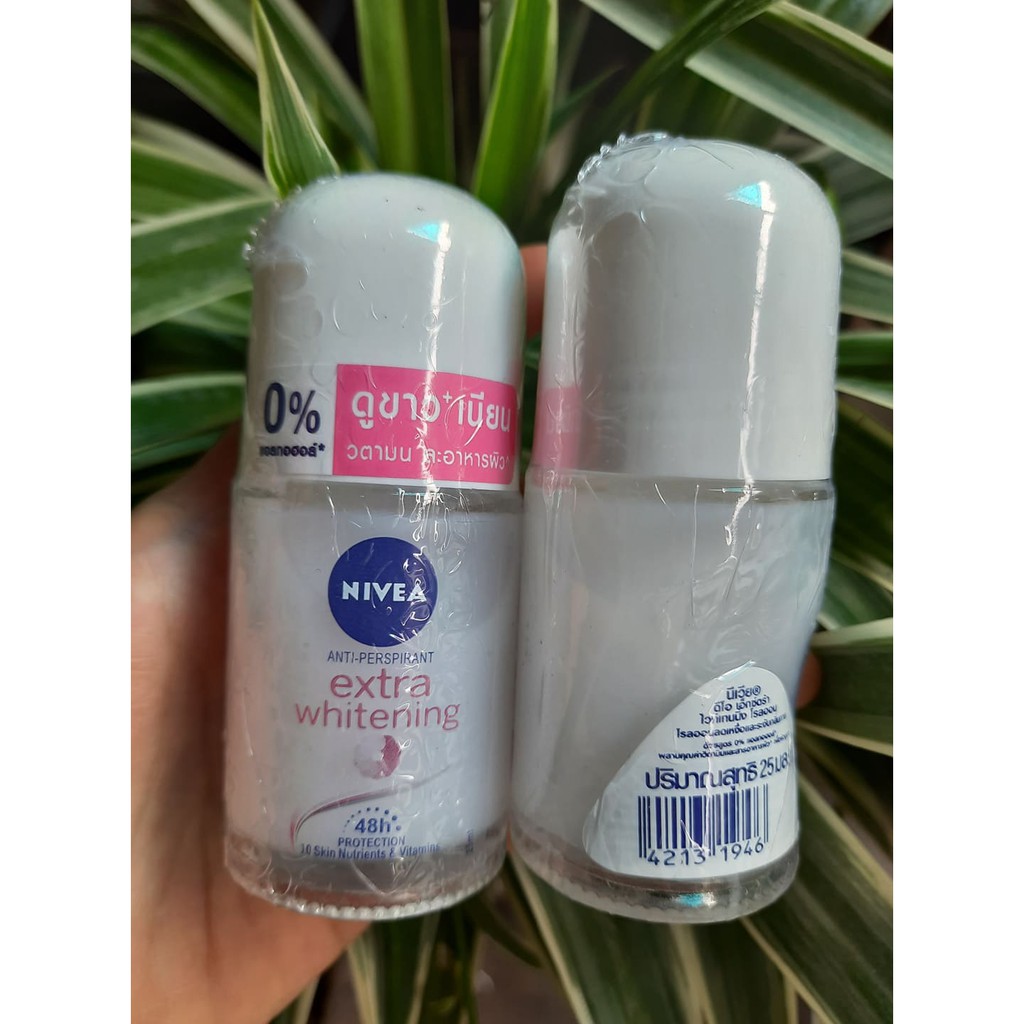 Lăn khử mùi Nivea Thái Lan nữ trắng và mịn da mờ vết thâm