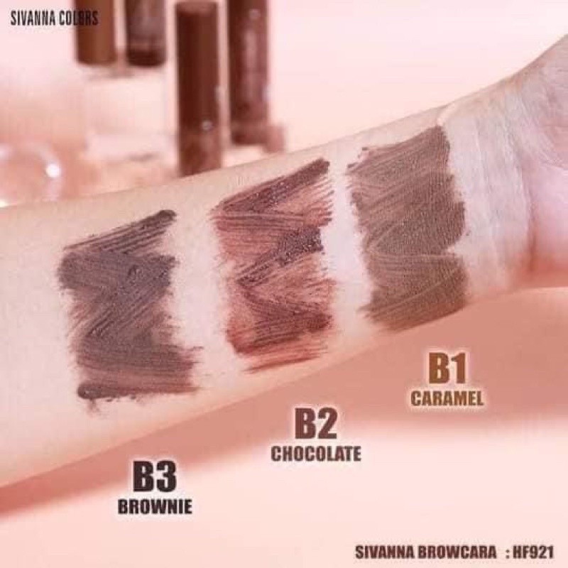 Mascara chải lông mày, định hình chân mày, lên màu tự nhiên, lâu trôi Sivanna Browcara HF921