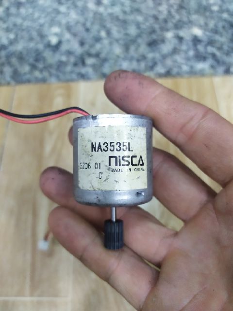 DC Motor tháo máy 12v đến 24v chế quạt tích điện mini