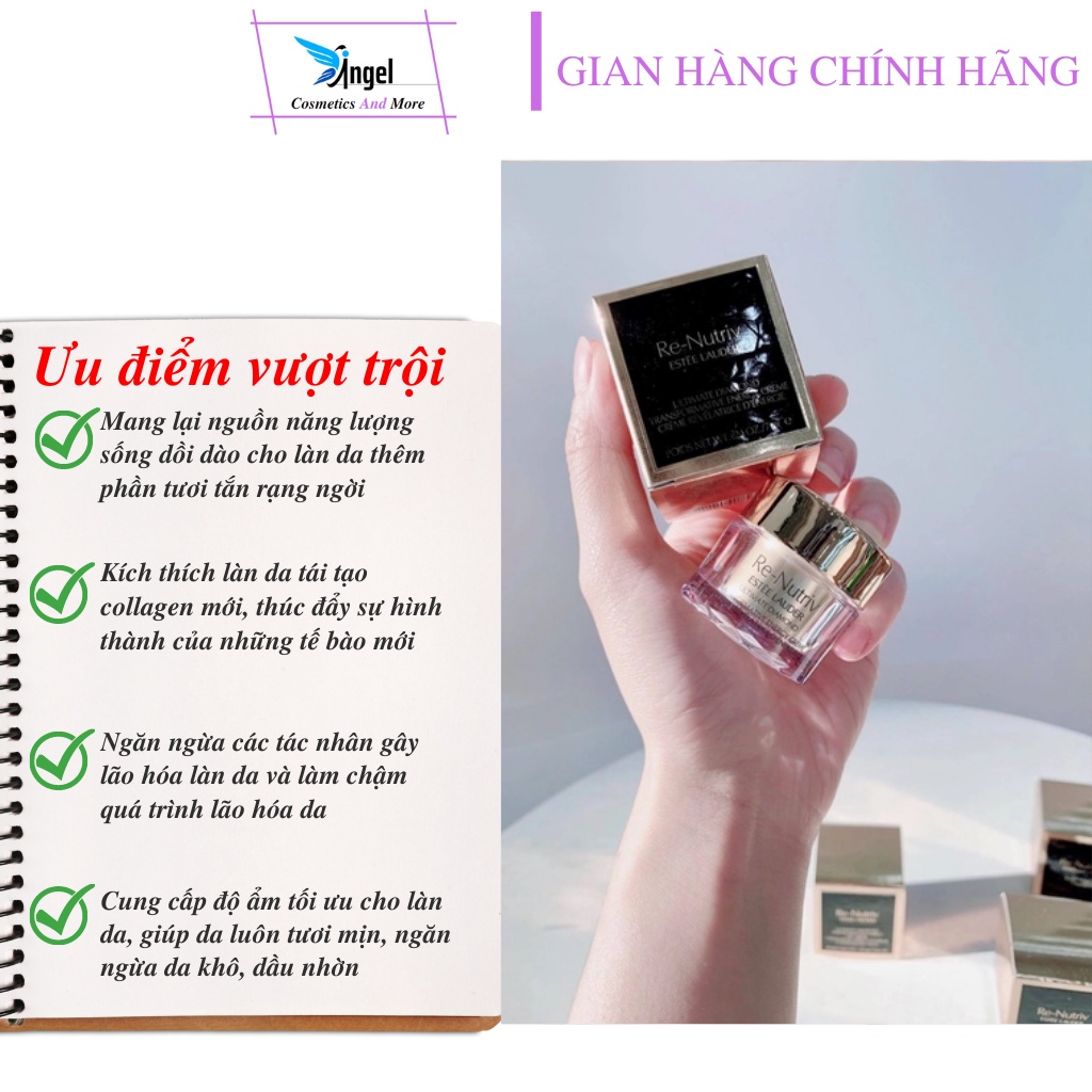Kem Dưỡng Da Estée Lauder Re-Nutriv Ultimate Diamond Transformative Energy Creme 5ml