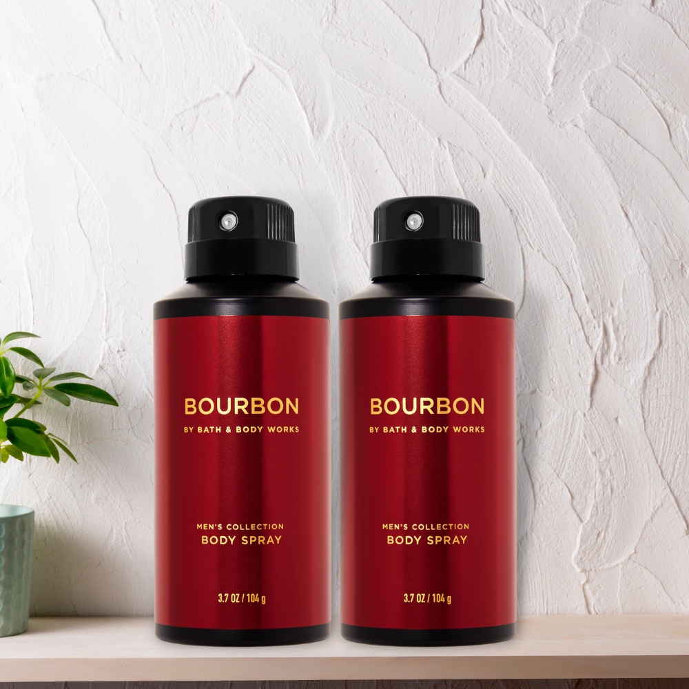 Xịt Thơm Toàn Thân Nam Bath & Body Works Bourbon Body Spray - Mùi Hương Năng Động Sảng Khoái Chai 104g