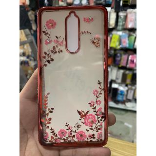 Ốp lưng Nokia 8 dẻo in hoa