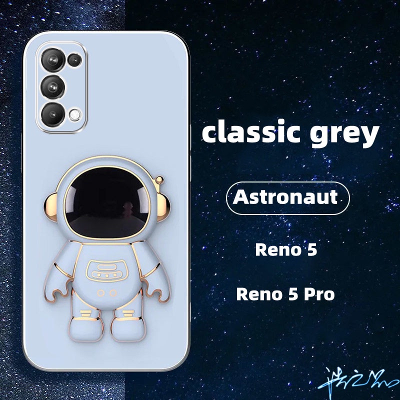 Ốp Điện Thoại Có Giá Đỡ Hình Phi Hành Gia Cho OPPO Reno 2F 2Z 2 Reno 7Z 6Z 7 6 Reno 5 4 3 Casing 2022