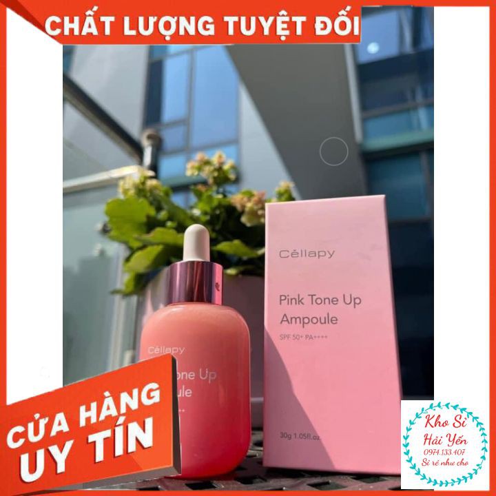 Serum dưỡng trắng hồng, nâng tone CELLAPY PINK TONE UP AMPOULE (30g)