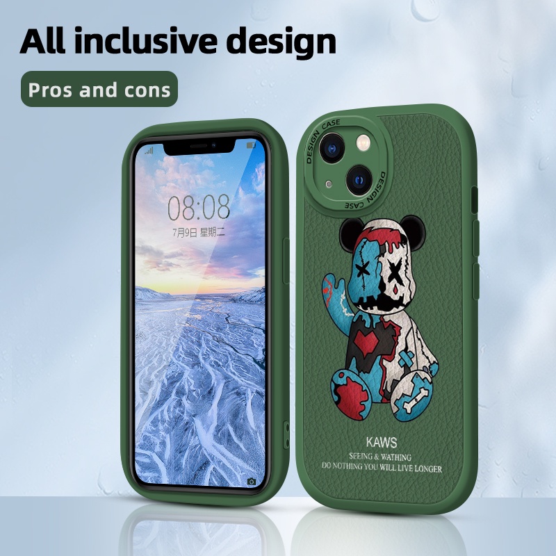 Ốp Điện Thoại Da Mỏng Chống Sốc In Hình Gấu Thời Trang Cho Realme GT Neo 2 GT 2 GT Neo 3T Q5 Pro 5G