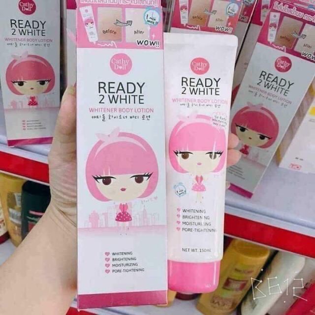 Dưỡng thể toàn thân Ready 2 White Body Lotion 150ml - Thái Lan