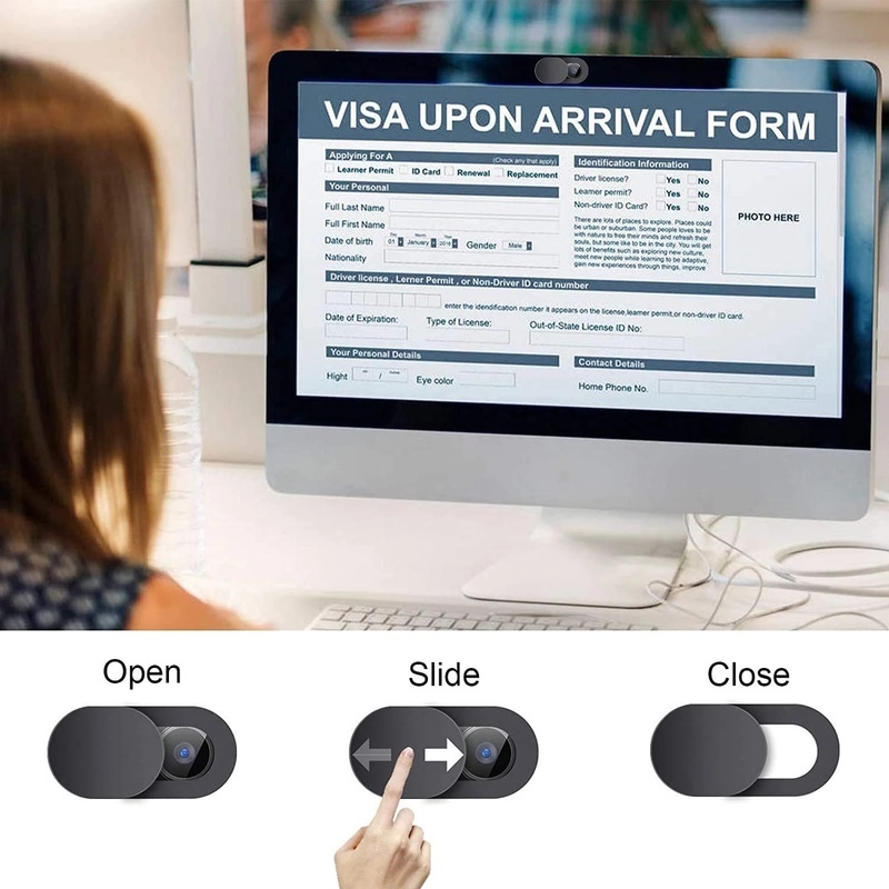 Miếng Dán Bảo Vệ Camera Siêu Mỏng Kiểu Trượt Trượt/Cam Cho Điện Thoại/Máy Tính Bảng/Notebook/Laptop