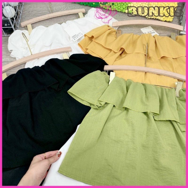 Áo bẹt vai bèo suông sơ vin rất dễ thương full màu đẹp