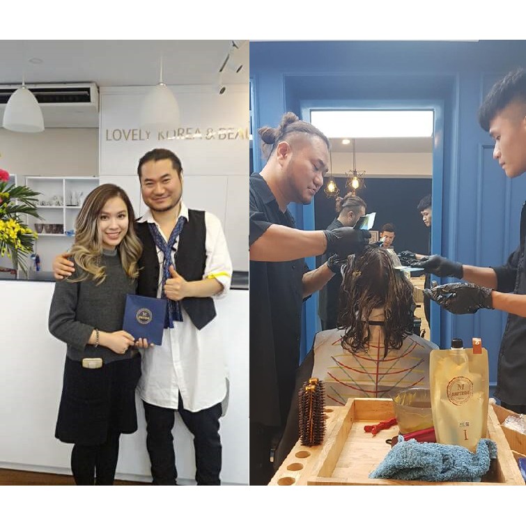 Thuốc uốn tóc Organic British M Pumkin Enzyme Perm 400g (Cặp Số 9)