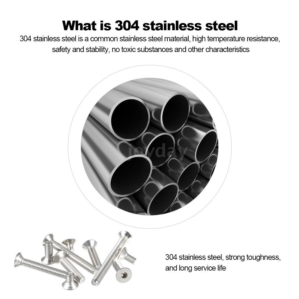 Set ốc vít lục giác M6*60 chất liệu thép không gỉ 304 | BigBuy360 - bigbuy360.vn