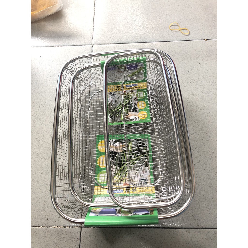 Rổ vuông inox 304