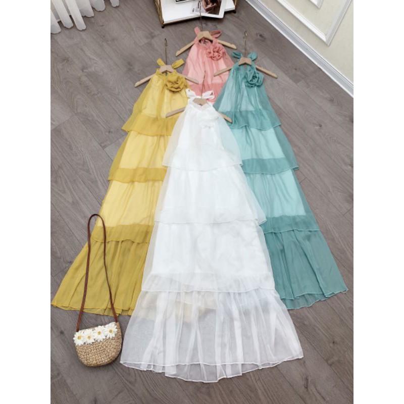 SALE VÁY MAXI CỔ YẾM | BigBuy360 - bigbuy360.vn