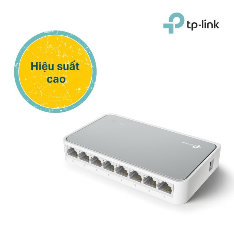 Bộ Chia Tín Hiệu TP-Link TL-SF1008D 8 cổng Switch 8 Ports 10/100Mbps - Hàng Chính Hãng