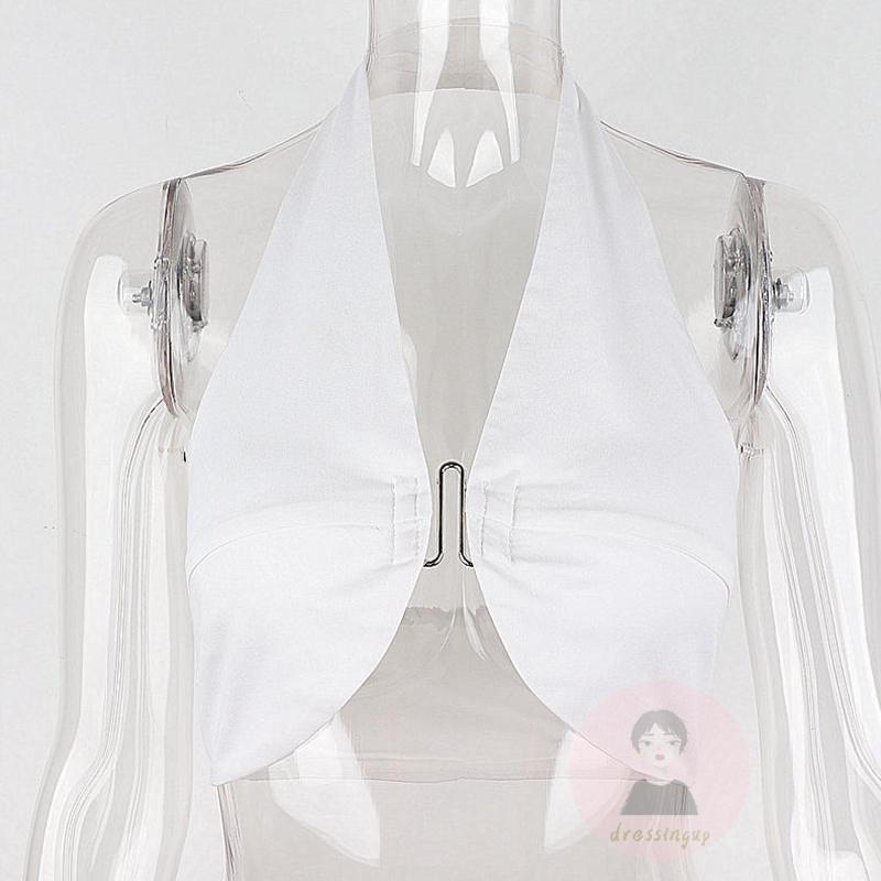 Áo Sát Nách Hở Lưng Màu Sắc Thời Trang Mùa Hè Cho Nữ