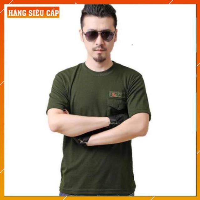 [FreeShip – hàng Auth]  Áo Thun Nam Lính Mỹ US ARMY - Áo Phông Nam cotton Quân Đội Rằn Ri ⚡️