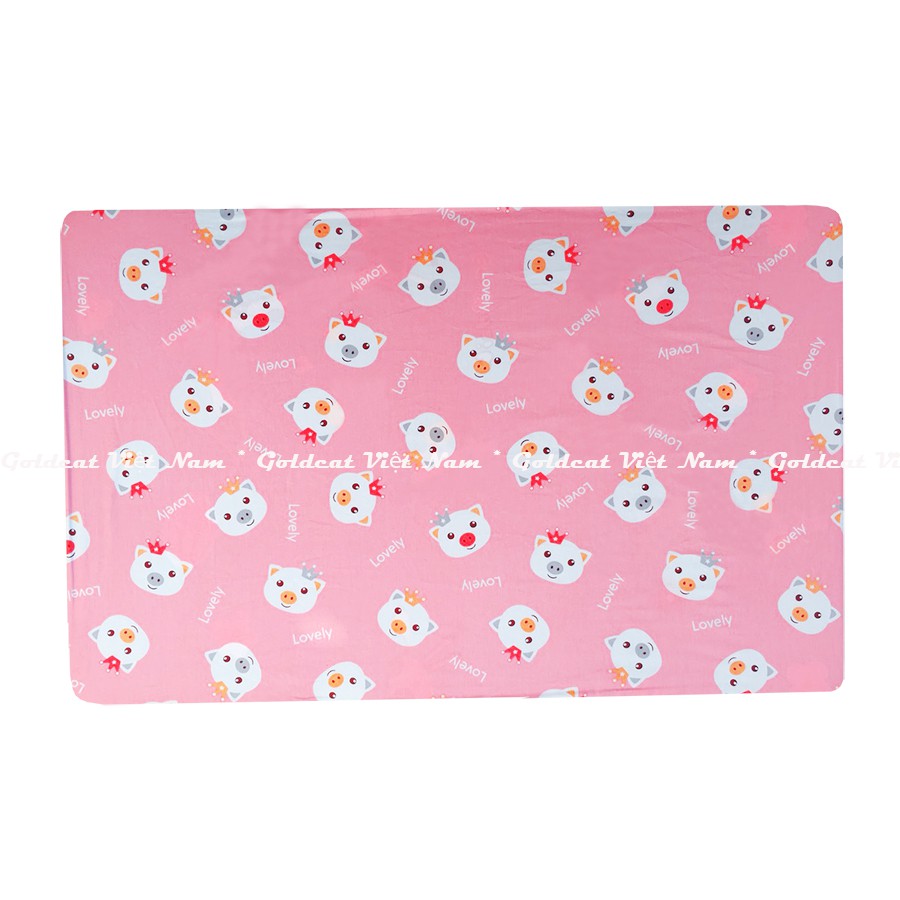 Set 8 Gối Quây Thú Ngộ Nghĩnh Kèm Ga GOLDCAT Chất Vải Mềm Mịn, Lõi Bông Giúp Bé Tránh Va Đập