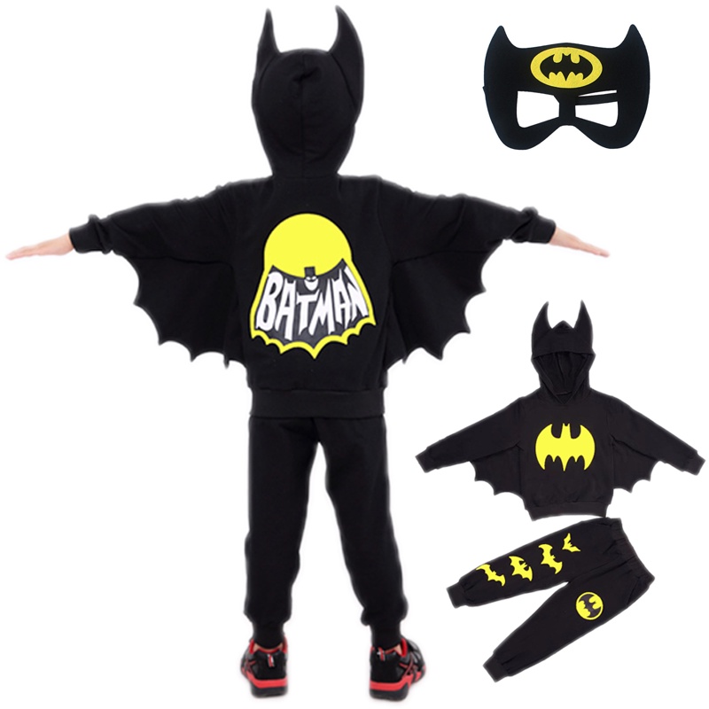 Bộ Đồ Hóa Trang Nhân Vật Siêu Anh Hùng / Dơi Độc Đáo Cho Bé Trai Dịp Halloween