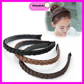 Băng đô tết tóc giả phụ kiện tóc Hàn Quốc dễ thương