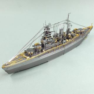 Tự Ráp Mô Hình Kim Loại 3D Tàu Chiến Thiết Giáp Hạm Nhật Bản Nagato Battleship thumbnail