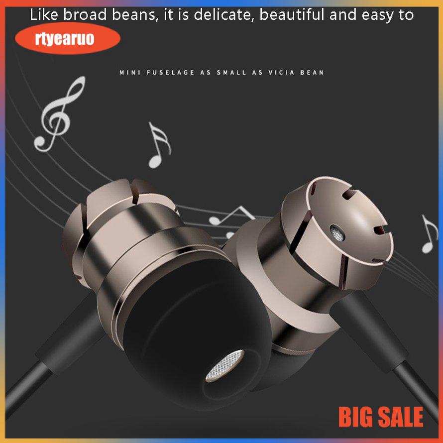 Tai Nghe Nhét Tai Có Điều Khiển Từ Xa Bằng Kim Loại Cho Điện Thoại Android