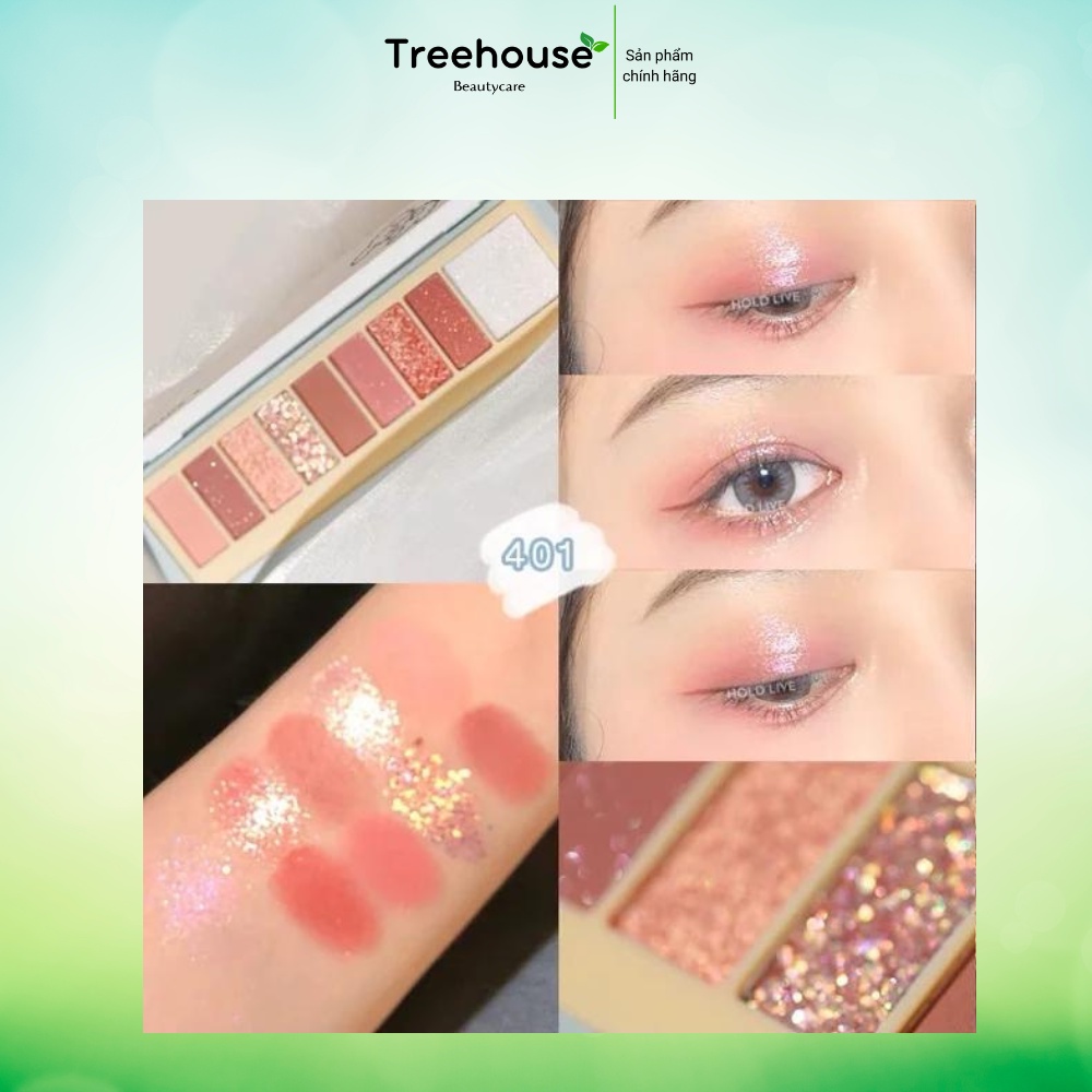 Bảng mắt 9 ô Hold Live Soft Cute Fog Language Eyeshadow Palette TREEHOUSE SHOP