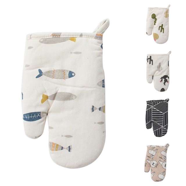 Găng tay lò nướng, găng tay làm bánh chống nóng (1 chiếc)