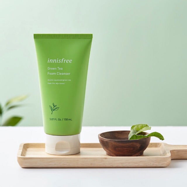 Sữa rửa mặt trà xanh Innisfree Green tea foam cleanser 150ml | BigBuy360 - bigbuy360.vn