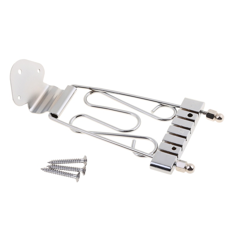 Cầu Đàn 6 Dây Ngắn Kèm Ốc Vít Chuyên Dụng Cho Guitar Bass