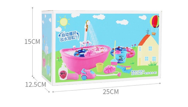 Bộ đồ chơi nhà tắm bồn tắm có thể phun nước