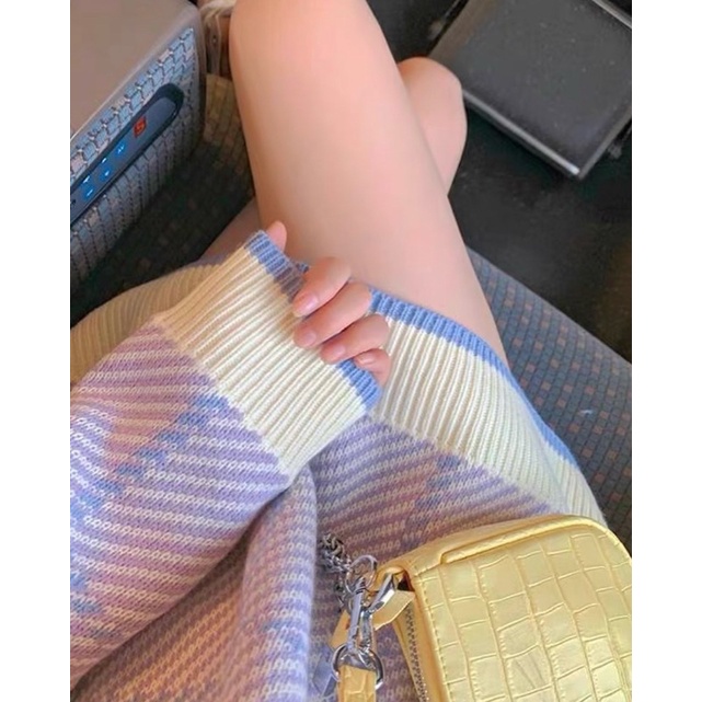 Áo sweater kẻ sọc ulzzang korean style