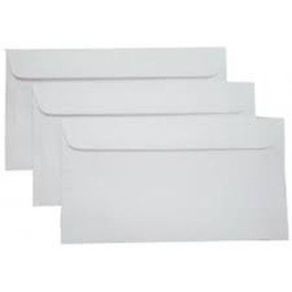 Tập 100 phong bì trắng dày, kích thước 11*19cm