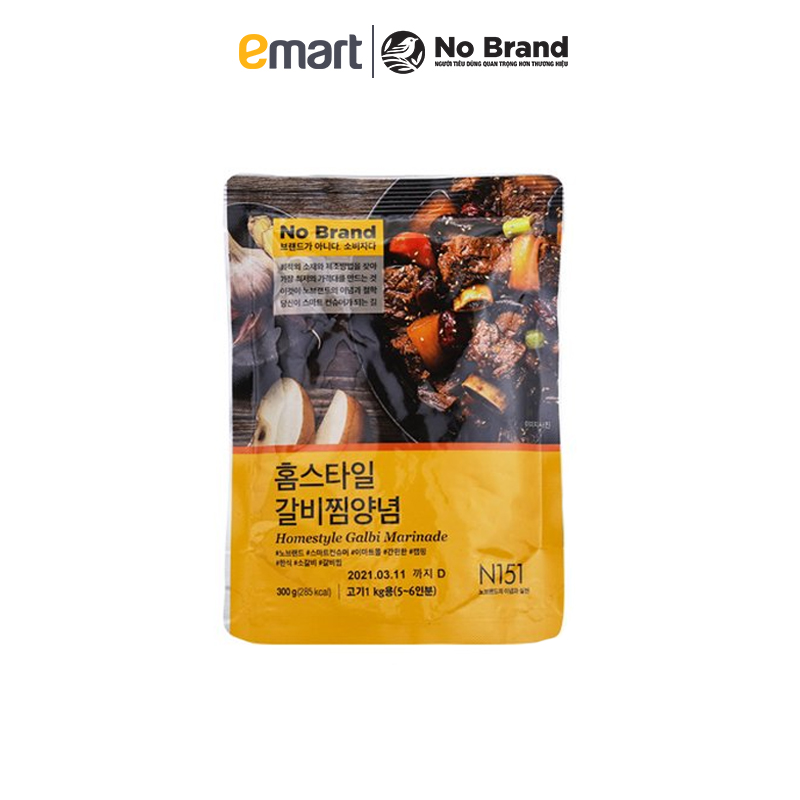 Sốt Ướp Thịt Sườn No Brand Gói 300G - Emart VN