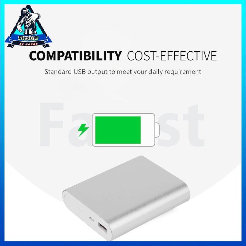 [Fitslim] 10400mAh USB External Backup Battery Charger 4*18650 Battery Power Bank Case