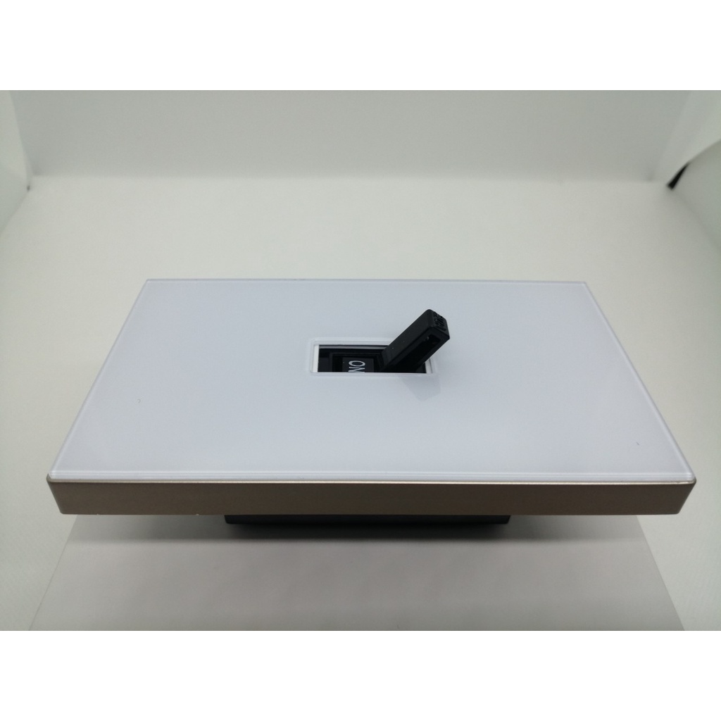 Mặt kính acrylic cho át cóc đen 20A Panasonic