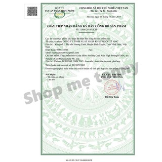 Viên bổ sung canxi dha Healthy Care cho trẻ từ 4 tháng tuổi của Úc