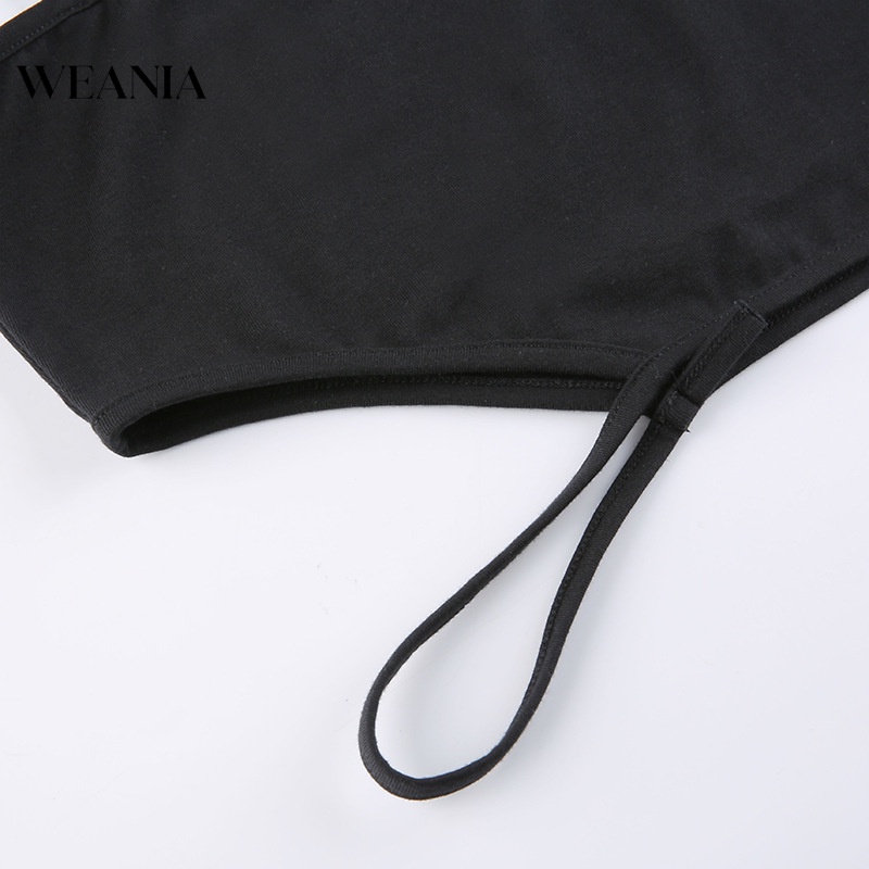 Áo Croptop Dáng Ôm Thiết Kế Lệch Tà Quyến Rũ Cho Nữ