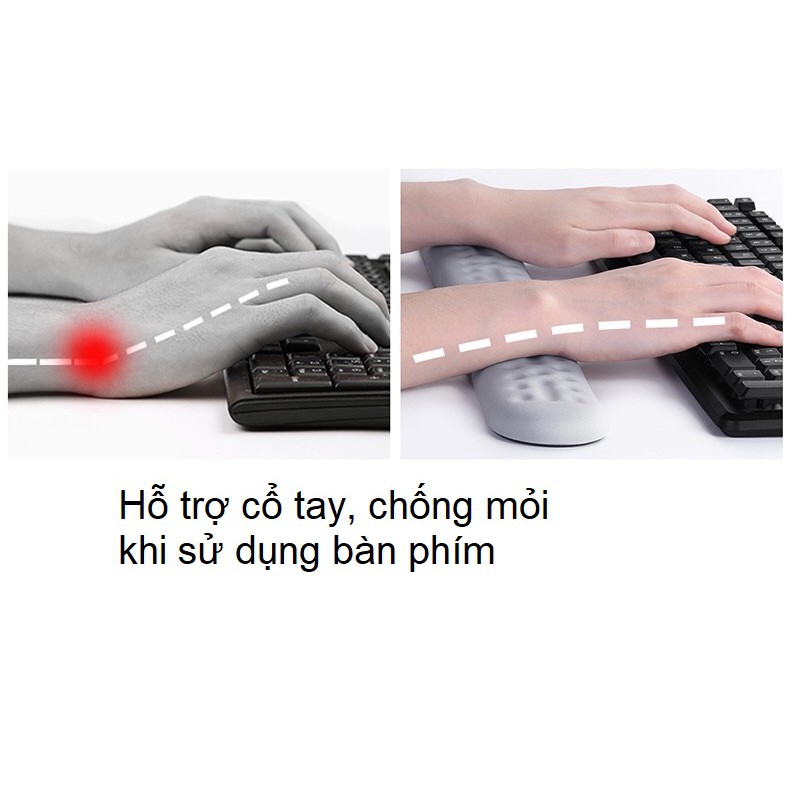 Đệm kê tay bàn phím BUBM và kê tay chuột máy tính chống mỏi cổ tay