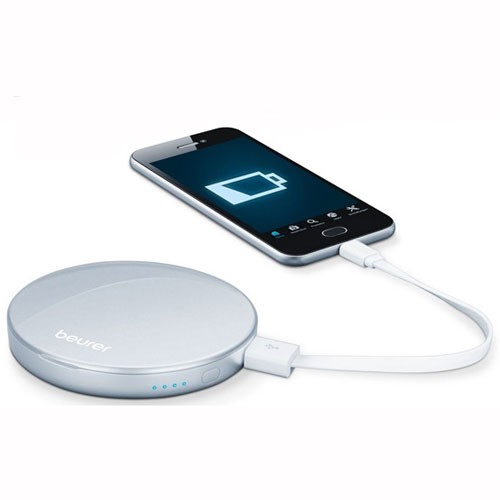 Gương trang điểm cầm tay kiêm sạc dự phòng Beurer BS39  - Hàng chính hãng