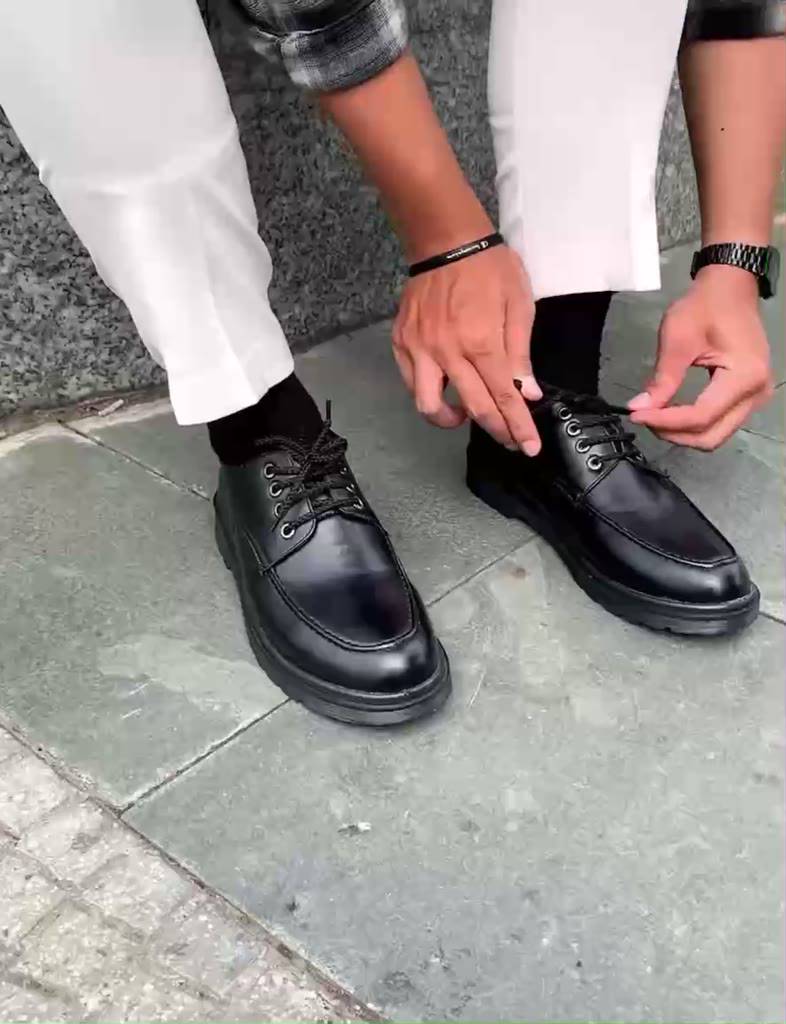 Giày đốc nam da mềm, đế cao khâu đế thanh lịch | BigBuy360 - bigbuy360.vn