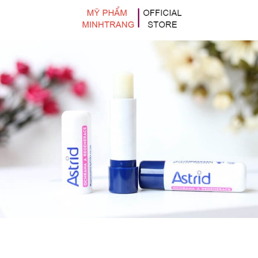 Son dưỡng môi mỡ hươu ASTRID 4,7g tái tạo môi từ mỡ hươu,giàu độ ẩm và dưỡng chất cho đôi môi luôn mịn màng,căng mọng