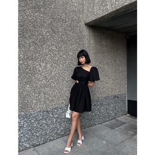 Mini dress chất liệu linen